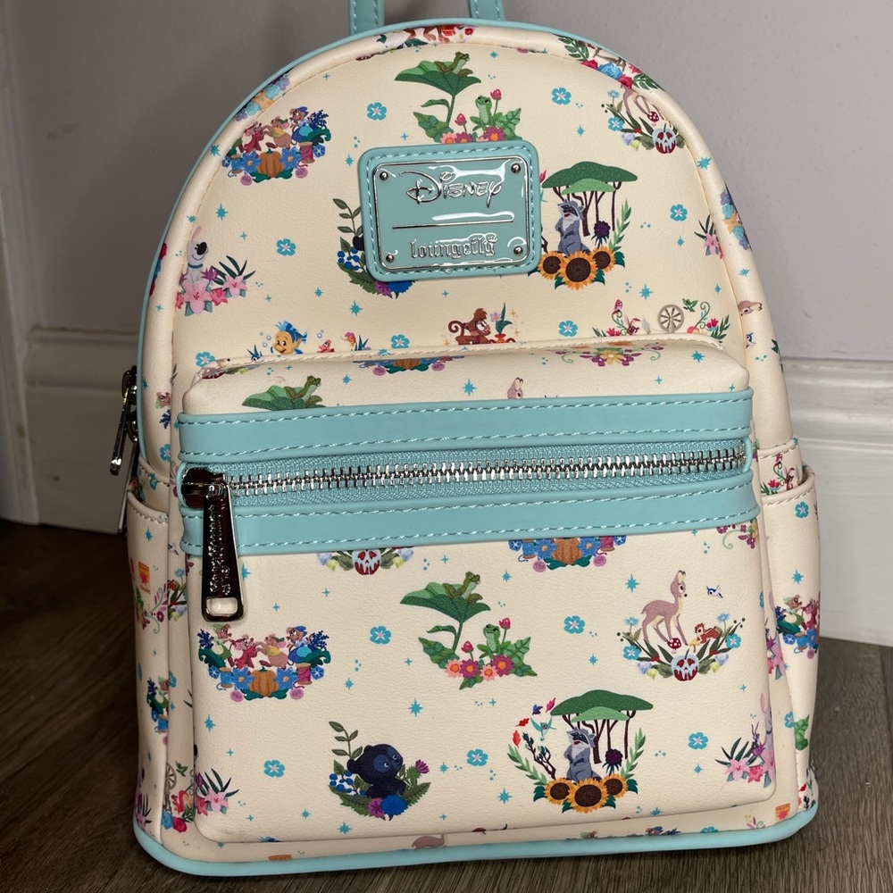 Loungefly Princess Companion Floral Back